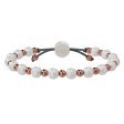 Embrace Bracelet - Pearl & Rose Gold For Sale