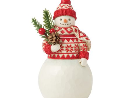 Nordic Noel Snowman Evergreen Online now