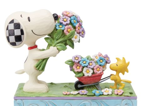 Snoopy Flowers & Woodstock For Sale