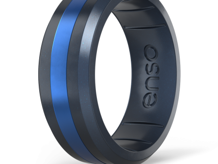 Axis Silicone Ring - Black Pearl Sapphire Element Online