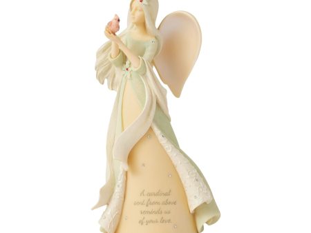 Red cardinal Angel figurine Online Hot Sale