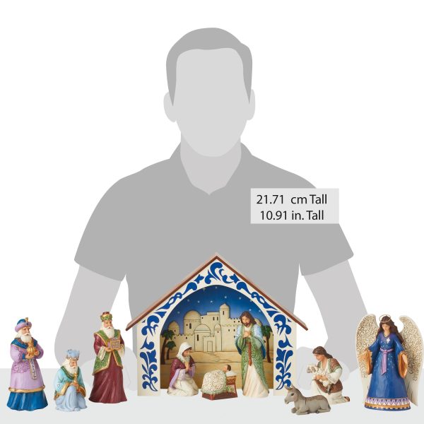 10 PC Nativity Set Figurines For Cheap