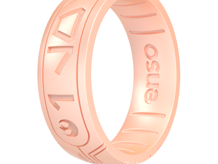 Star Wars™ Silicone Ring - I Love You (Aurebesh) - Rose Gold Online Sale