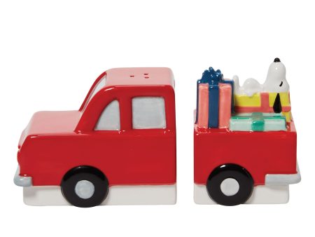 Snoopy Red Truck Hot on Sale