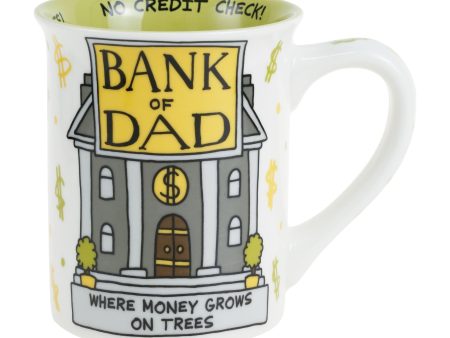 Bank of Dad Mug For Cheap