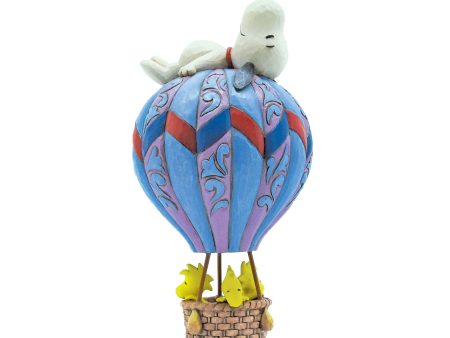 Snoopy laying on Hot Air Ballo Online Sale