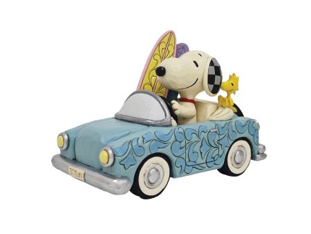 Snoopy & Woodstock in Car Surf Online