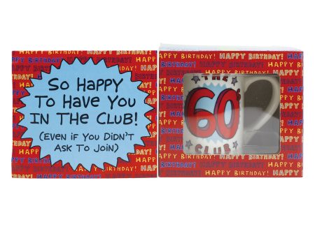 60th Birthday Club Mug Gift Discount