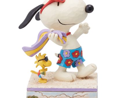 Snoopy & Woodstock at Beach For Sale