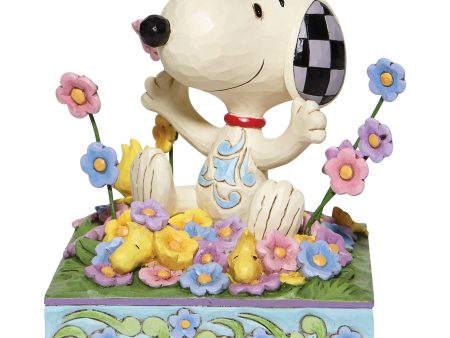 Snoopy in flowers Online Hot Sale