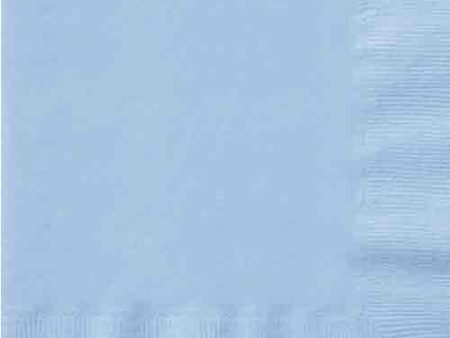 Pastel Blue 2-Ply Lunch Napkin, 40cts Hot on Sale