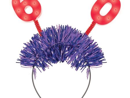 60th Light Up Foil & Plastic Headbopper For Discount