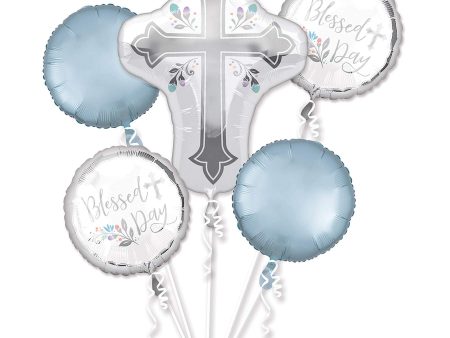 Holy Day Balloon Bouquet 5pcs Online now