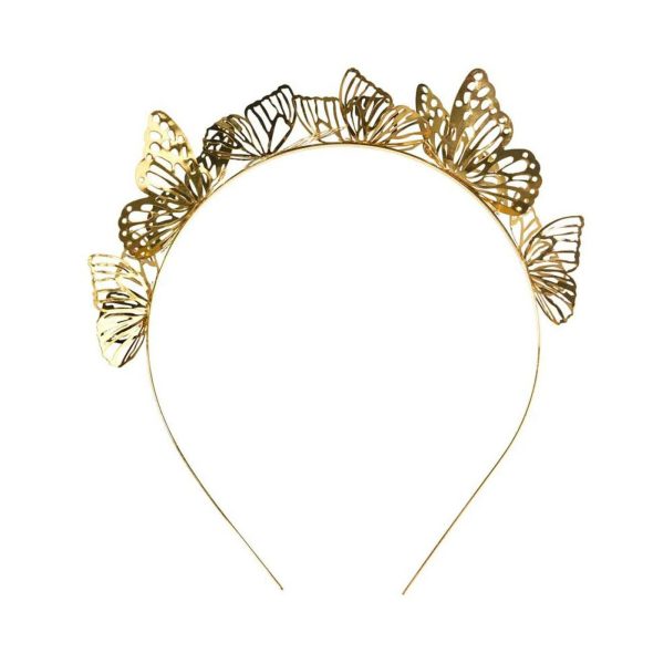 Adult Gold Butterfly Headband Online