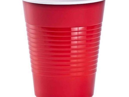 Apple Red Plastic Cups 18oz, 20pcs Sale