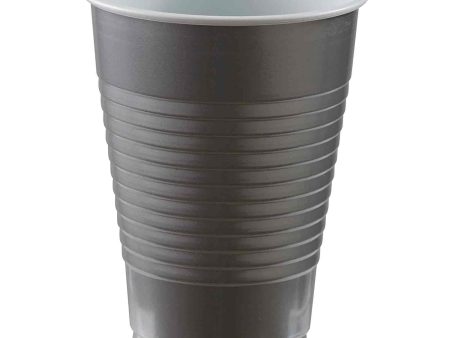 Silver Plastic Cups 12oz, 20pcs For Sale