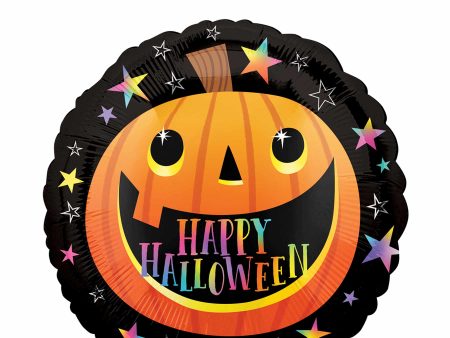 Halloween Smiley Pumpkin Foil Balloon 45cm Online Hot Sale